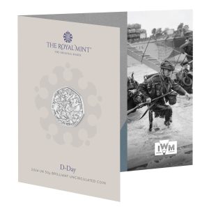 Moneda Gran Bretaña 50 Pence 2024 Día D