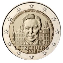 Moneda 2 euros de Luxemburgo 2025 Duque Henry