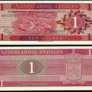 Billete Antillas Holandesas 1 Gulden 1970 SC P20