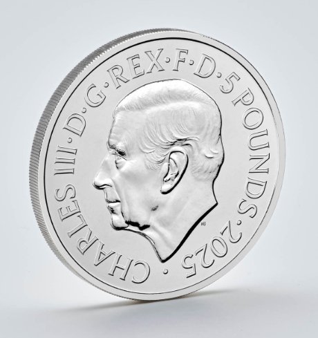 Moneda Gran Bretaña 5 Libras 2025 Freddie Mercury - Imagen 2