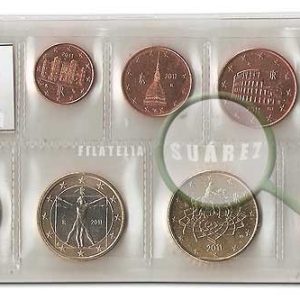 Serie monedas euro. Italia 2002 S/C