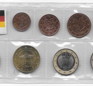 Serie monedas euro. Alemania 2002 – Ceca Mixta