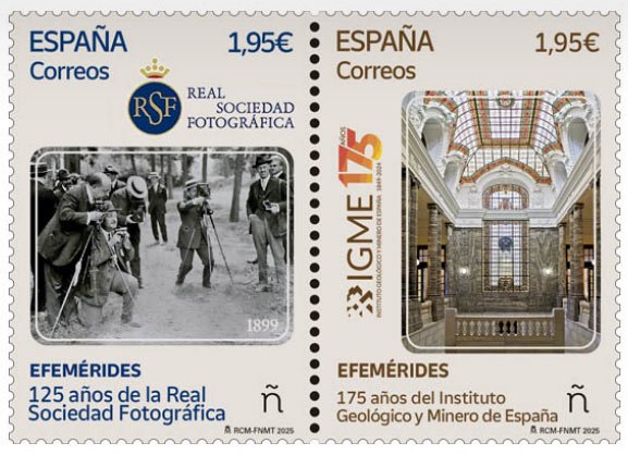 45. Sello Soc. Fotografica e Inst. Geologico Minero 2025
