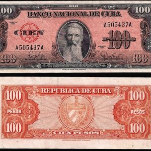 Billete Cuba 100 Pesos 1959 EBC+ P93a