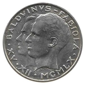 Moneda Bélgica 050 Francos 1960 MBC Belgica