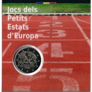 Moneda 2 euros de Andorra 2025 Juegos Pequeños «Blíster»