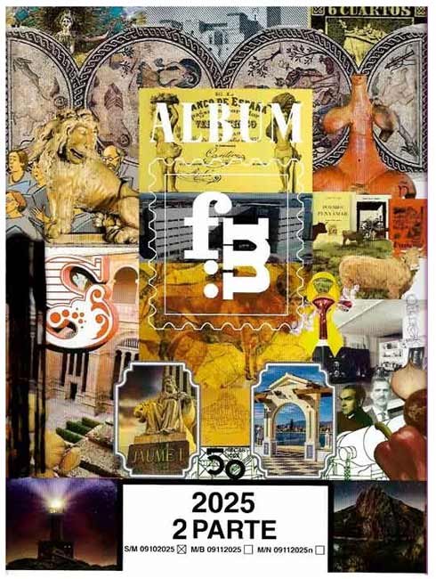 Suplemento 2025 sellos España 2ª parte. Sin montar