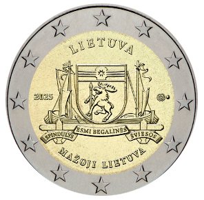 Moneda 2 euros de Lituania 2025 Minor