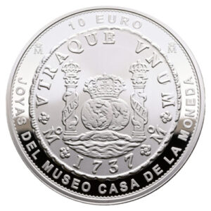 Año 2025. Moneda 10€ Joyas Museo – Mexico 1737