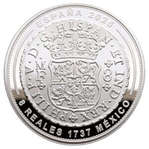 Año 2025. Moneda 10€ Joyas Museo – Mexico 1737