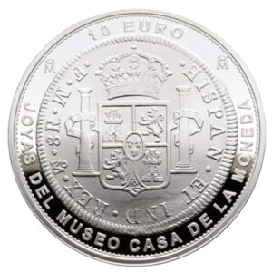 Año 2025. Moneda 10€ Joyas Museo – Mexico 1772