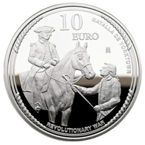 Año 2026. Moneda 10€ Independencia EEUU – Francisco de Saavedra