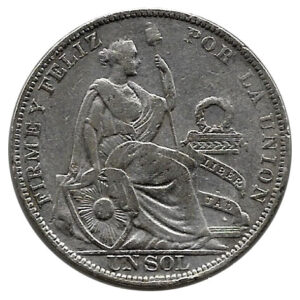 Moneda Peru 1 Sol 1934 EBC
