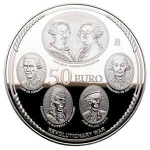 Año 2026. Moneda 50€ Independencia EEUU – Cincuentin
