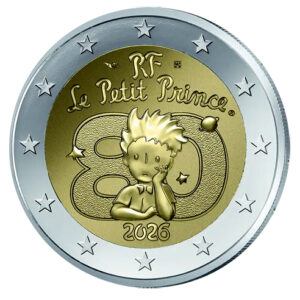 Moneda 2 euros de Francia 2026 Principito coincard aleatoria
