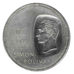 Moneda Venezuela 10 bolívares 1973 S/C-