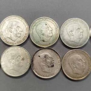 Lote 10 Monedas 100 Pesetas Franco Plata Precio Metal (1)