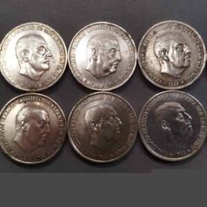 Lote 10 Monedas 100 Pesetas Franco Plata Precio Metal