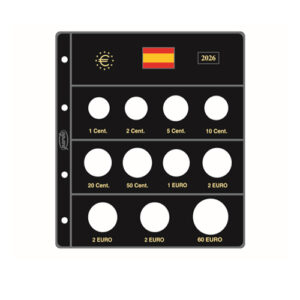 Hojas para euros de España «PARDO».Ref.179-6 2026
