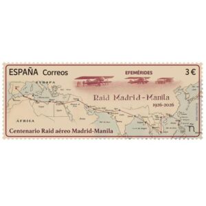 18. Sello Raid Aereo Madrid-Manila 2026
