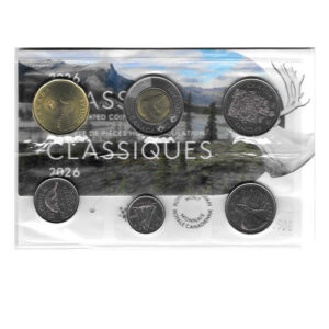 Set 6 Monedas Canada 2026