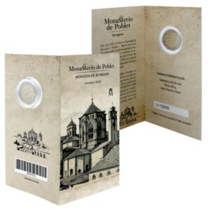 Moneda 2 euros de España 2026. Poblet PROOF (Cartera)
