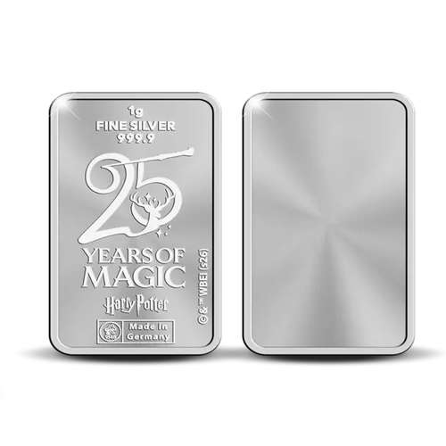 Juego de 6 lingotes de 1 gr Harry Potter - Royal Dutch Mint - Imagen 7