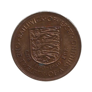 Moneda Jersey 1/12 shilling 1960 MBC +