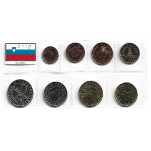 Serie monedas euro Eslovenia 2010