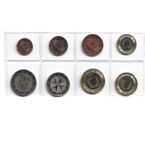 Serie monedas euro Malta mixta