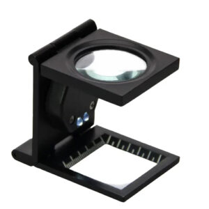 Lupa cuentahilos con LED 10x. SAFE 4636