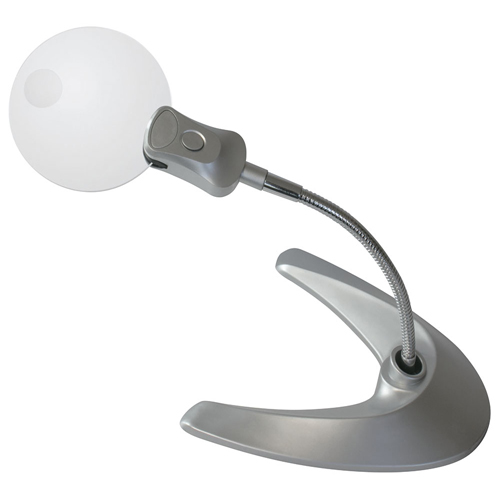 Lupa de pie con LED (2-6x). Lindner S7150