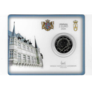 Moneda 2 euros Luxemburgo 2026 Guillaume y Carlo Magno (Juego 2 carteras)