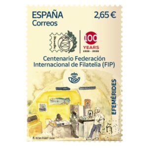 34. Sello Federacion Filatelia 2026