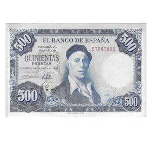 Billete Estado Español 0500 pesetas Madrid 1954 S/C-