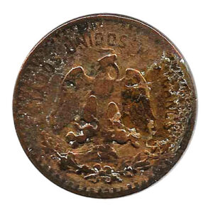 Moneda Mexico 0,05 centavos 1919 BC – Escasa