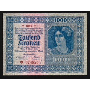 Billete Austria 1000 coronas 1922 SC P78
