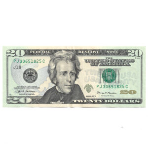 Billete Estados Unidos 20 Dolar 2017A EBC-