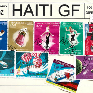 Sellos de paqueteria HAITI GF – 100 diferentes