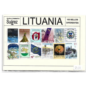Sellos de paqueteria LITUANIA – 100 diferentes