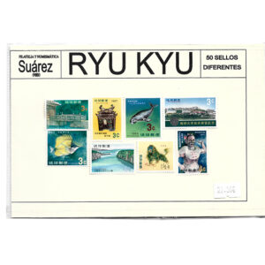 Sellos de paqueteria RYU KYU – 50 diferentes