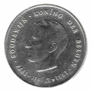 Moneda Bélgica 250 Francos 1976 «Boudewijn Koning Der Belgen» EBC