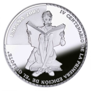 Año 2005. Moneda 10 Euros el Quijote – Clavileño