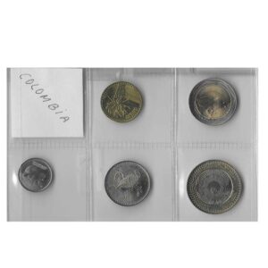 Serie Monedas Colombia (5 Valores) S/C 2023