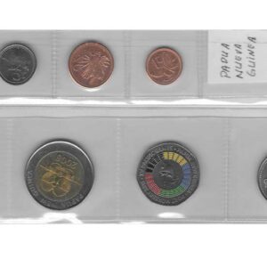 Serie Monedas Papua Nueva Guinea (8 Valores) S/C 2004/15