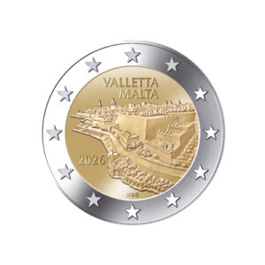Moneda 2 euros de Malta 2026 Valleta