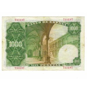 Billete Estado Español 1000 pesetas Madrid 1946 MBC+