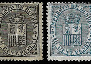 Sello Primer Centenario 0141/42 (*). Escudo de España