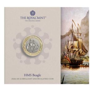 Moneda Gran Bretaña 02 Libras 2026 – HMS Beagle