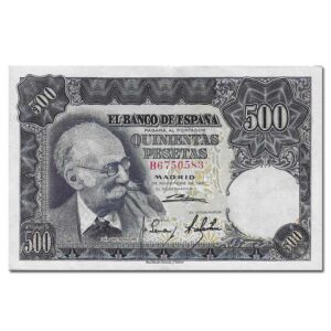 Billete Estado Español 0500 pesetas Madrid 1951 EBC